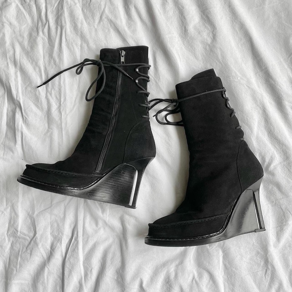 Ann Demeulemeester FW2010 Suede Boots